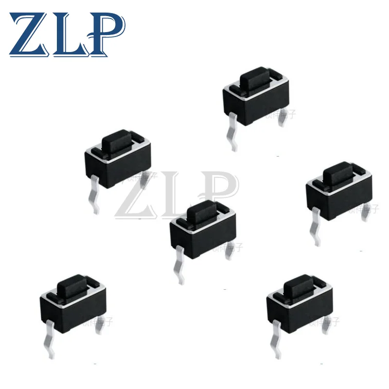 3X6X5MM PCB Momentary Tactile Tact Push Button Micro Switch 2 Pin DIP Light Touch 3*6*4.3 mm/3*6*5mm Keyboard Wholesale