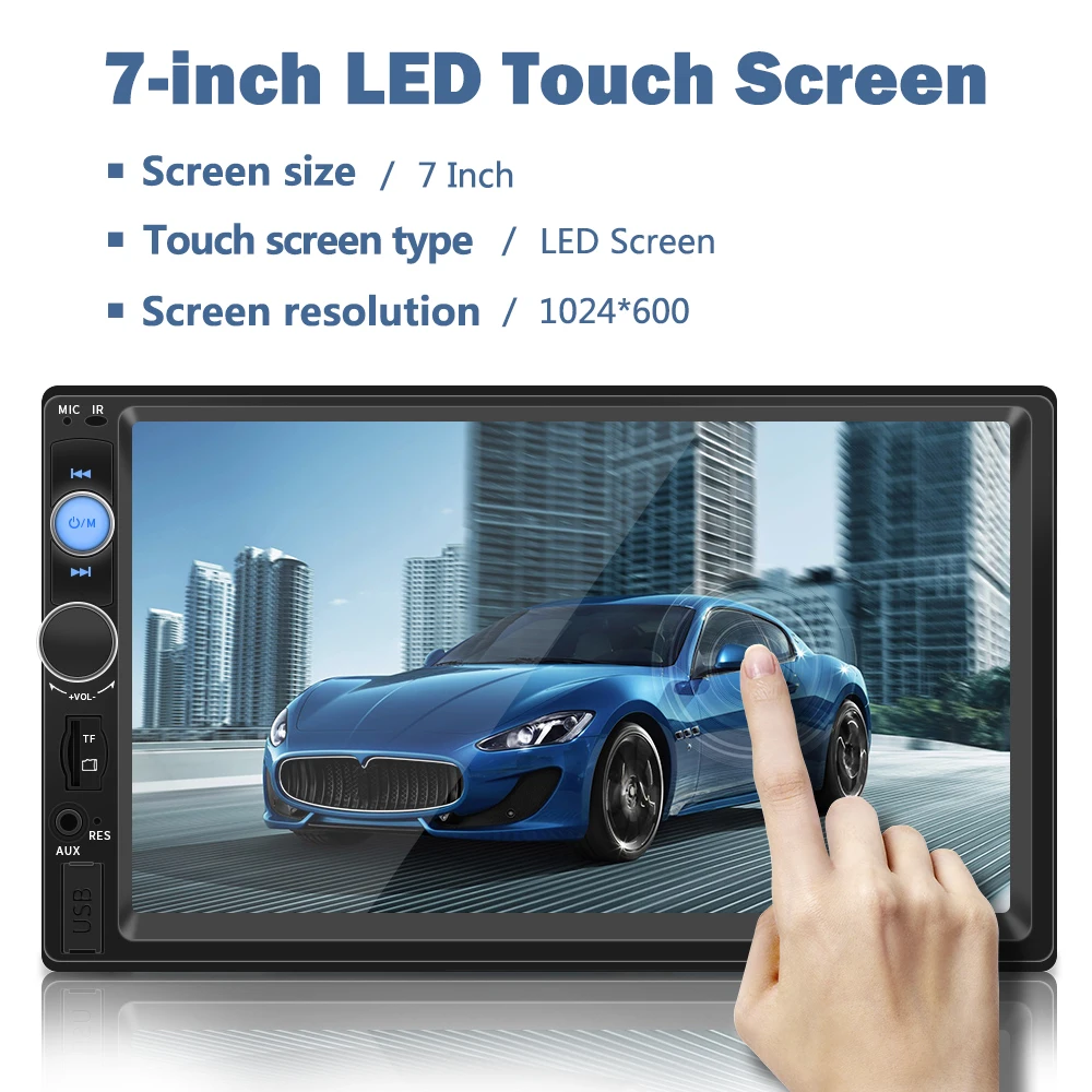 2Din Autoradio Touch Screen HD 7