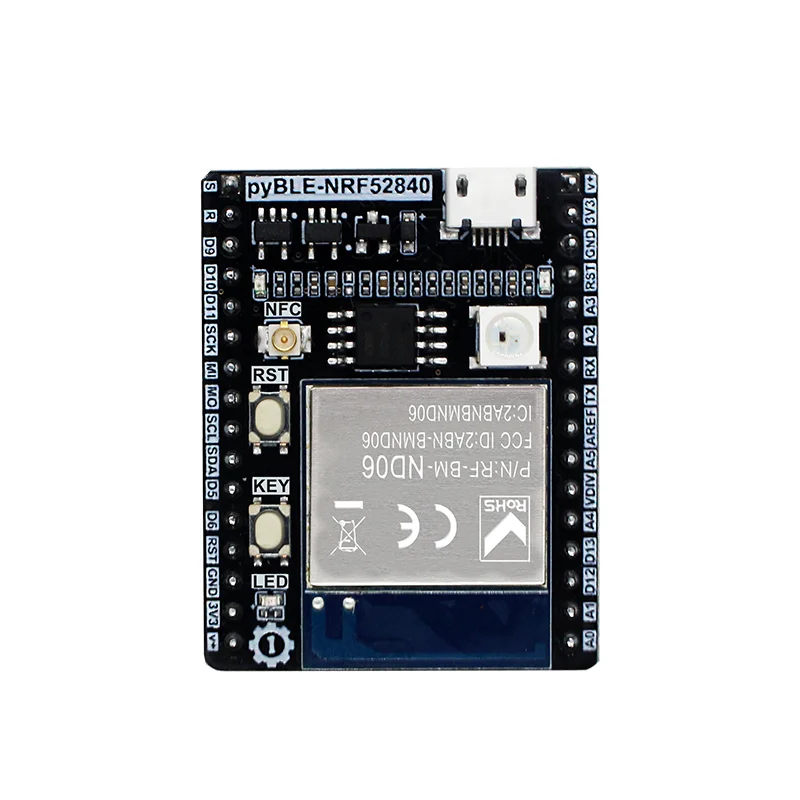 01Studio pyBLE-NRF52840 Bluetooth Module Development Demo Board  Low Power Consumption MicroPython Circuitpython IOT Wireless