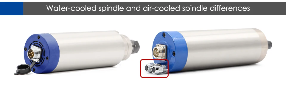 G-Penny 1,5 kW ER11 Wassergekühlter Spindelmotor 65 mm 400 Hz 24.000 U/min 4 Lager CNC-Frässpindel für Holz, Metall, Aluminium-Fräsen – Detail 10