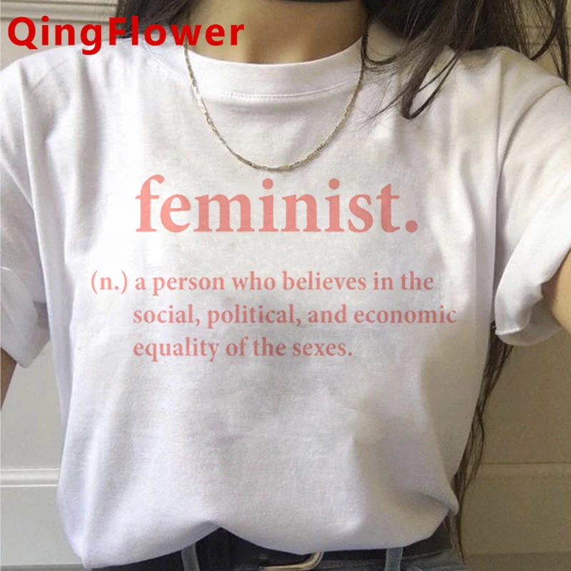 Feminist Feminism Girls Just Wanna Have Fundamental Human Rights t-shirt female ulzzang harajuku kawaii clothes tumblr kawaii