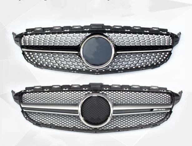 

Diamond Style Front Mesh Racing Grill Grille for Mercedes-Benz W205 New C-class C200 C220d C250 C260 C400 c180 C450