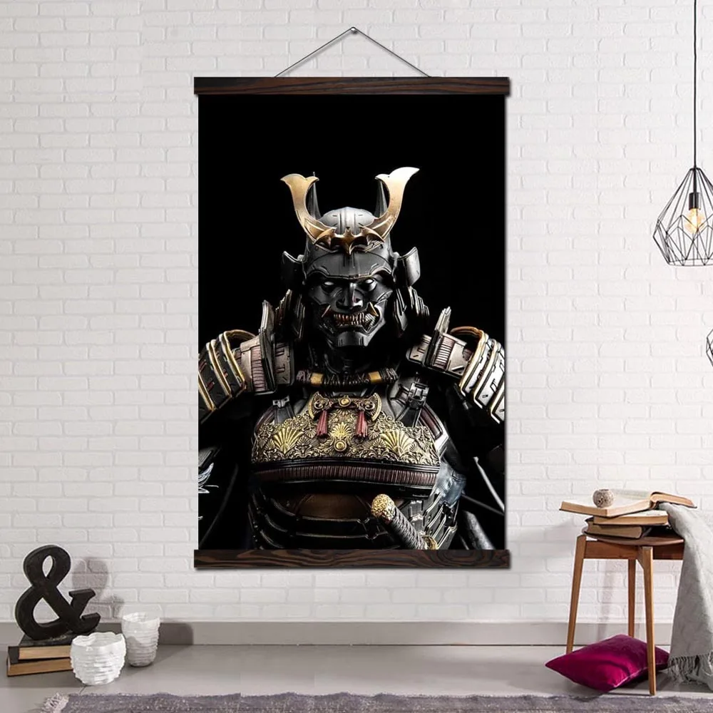 

Japanese Samurai Armour Canvas Painting Prints and Posters Modern Home Decor Wall Art Pictures Decoration for Living Room