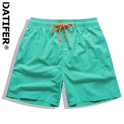 Datifer Mens Board Shorts Surf Swimwear Beach Summer Swim Pants Male Athletic Running Gym Quick Dry Swimsuit Size 4XL
