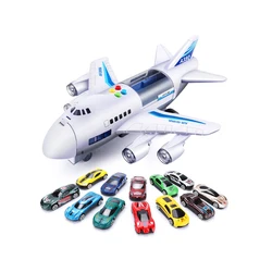 Children's Toy Aircraft With Music Simulation Passenger Plane Early Education Boy Baby Music Toy Car