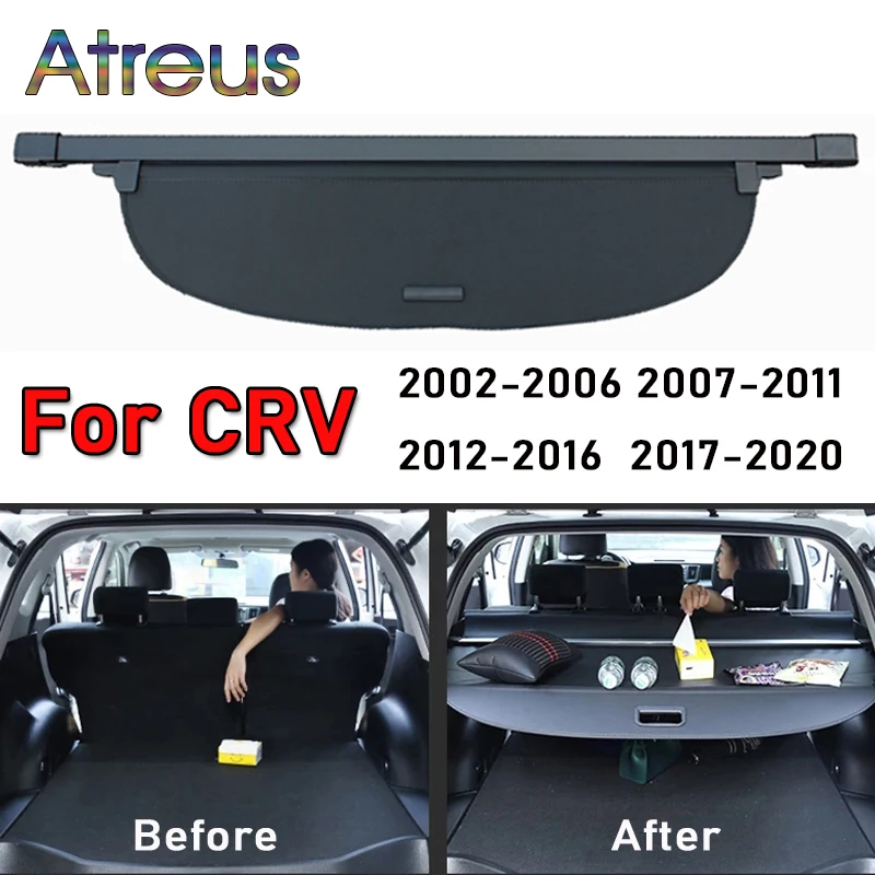 Trunk Parcel Shelf Cover for Honda CRV 2020 2019 2018 2017 2016 2015 2014 2013 2002-2012 Retractable Rear Racks Spacer Curtain