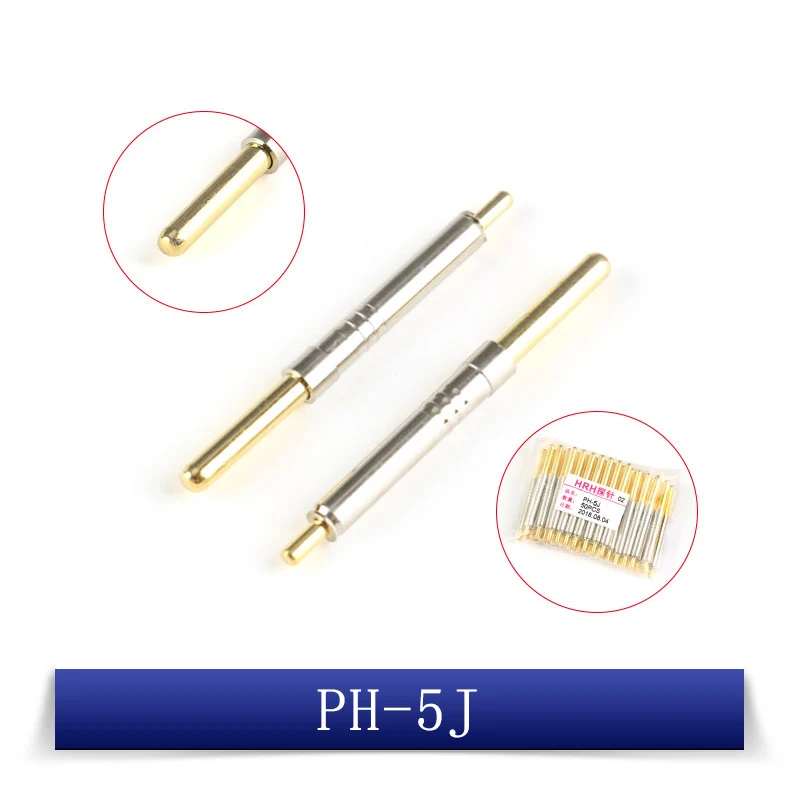 10Pcs/2Pcs Testing Contact Probes Pin PH-2A/2H/3A/3H/4A/4B/4D/4G/4H/6A/6D/6G 5A Retractable Spring Test Probe Pogo Pin