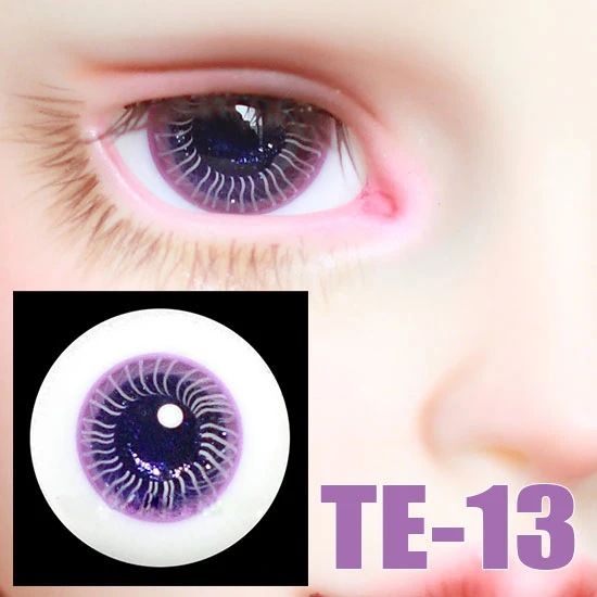 BJD eyes doll eyeballs with grain eyes 14mm TE-13 for 1/6 1/4 1/3 BJD doll accessories with eye box