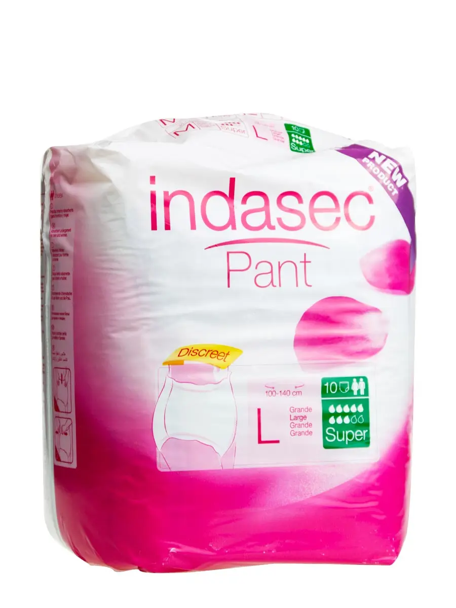 Indasec pant super size l-absorbent unisex