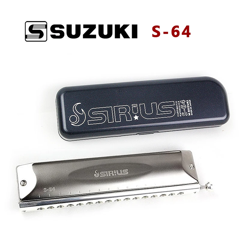 Japan Suzuki Sirius Sirius chromatic harmonica instrument s64 16 holes / S48 12 holes