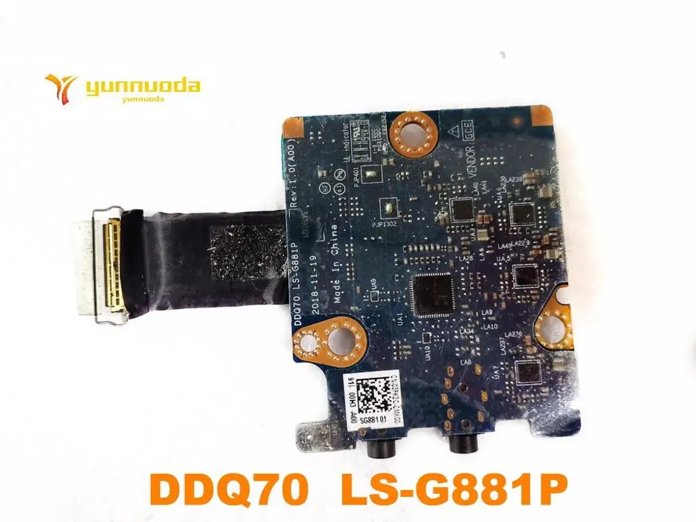 Original for DELL DDQ70 Audio board DDQ70 LS-G881P CN-03FK2C tested good free shipping