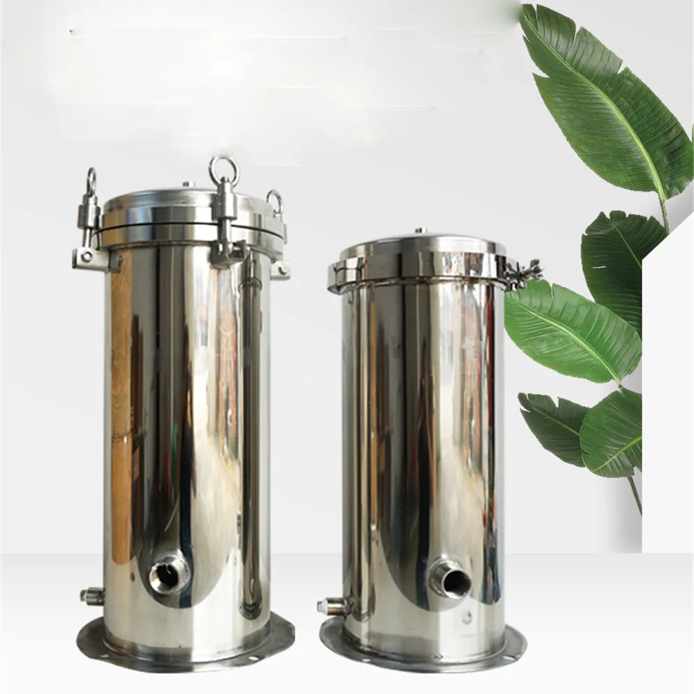 304 Stainless Steel Bag Filter Sewage Water Filter Diesel Gasoline Filtering Machine High Flow Precision Caliber 32mm/45mm/57mm