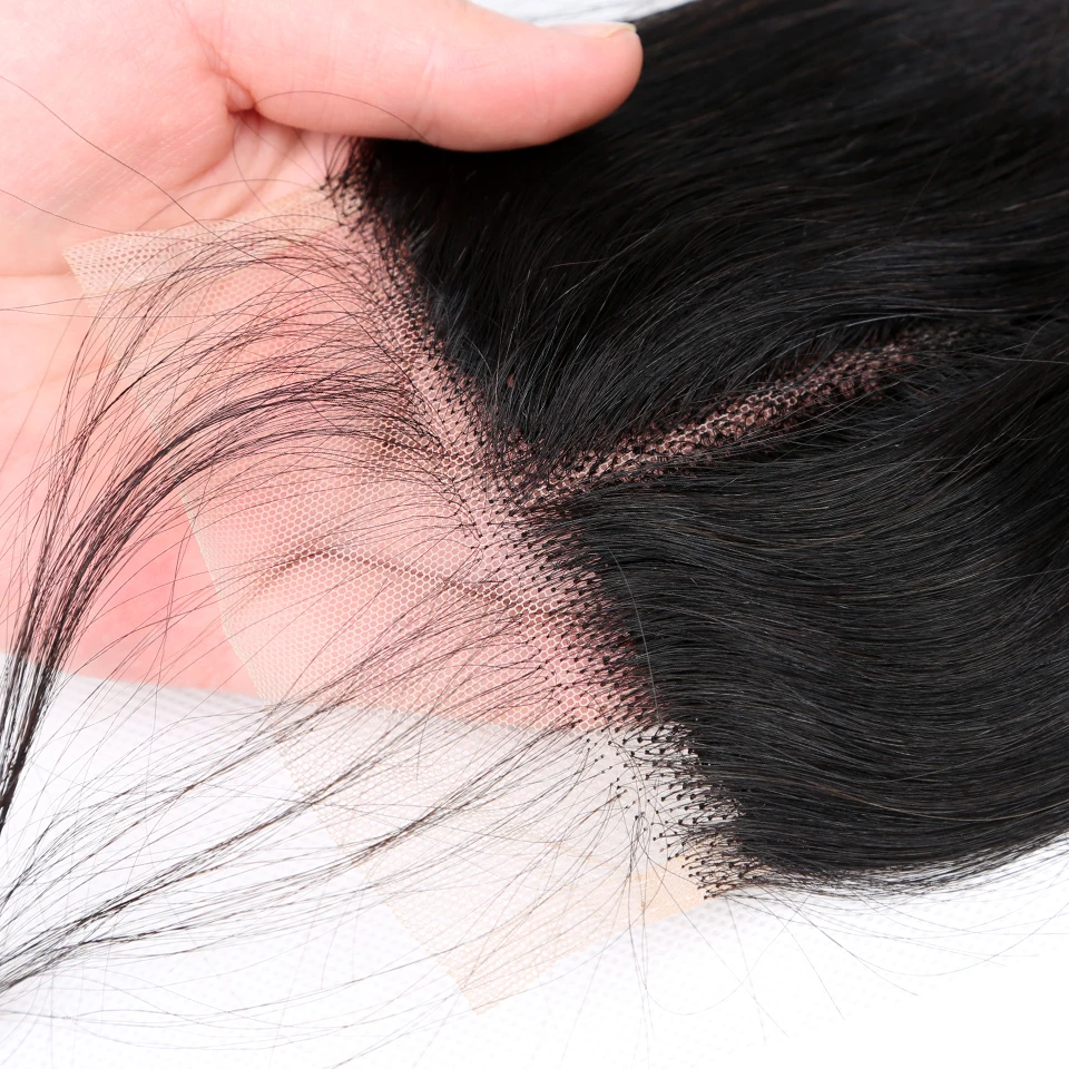 T Part Lace Closure Human Hair, 4x4x1