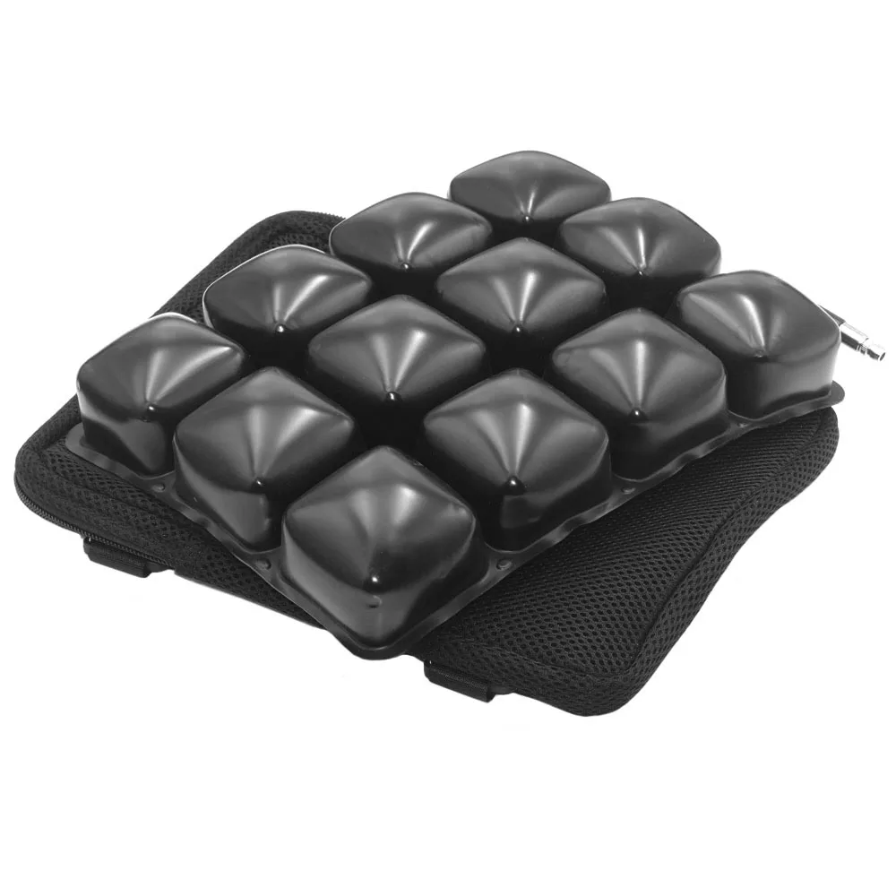 TPU Air Pad Seat Cushion Sunscreen Mat Car Motorcycle Inflatable Pad w/ Bag Cover Protector Kit