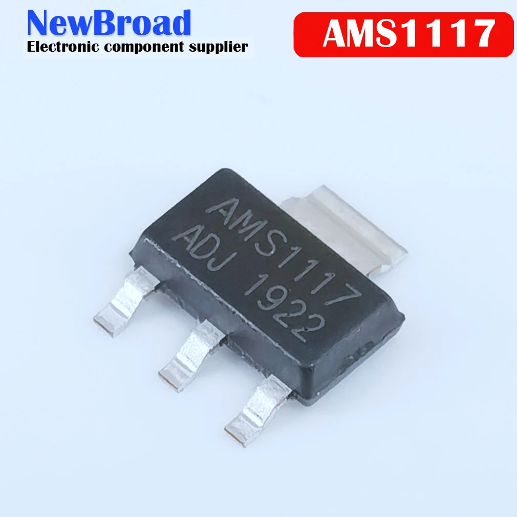 10 قطعة IC REG LIN AMS1117 1.2V 1.5V 1.8V 2.5V 3.3V 5V ADJ SOT223 1117 الجهد المنظم LM1117 #3