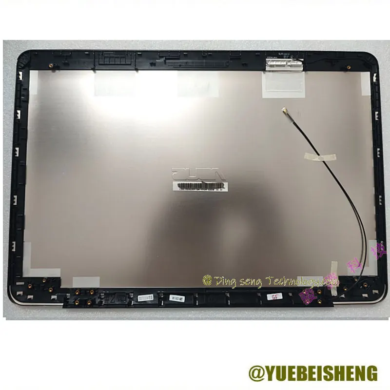 

YUEBEISHENG New/org For ASUS V555U FL5800L K555L X555L VM590L LCD Back Cover A cover (Metal) Golden