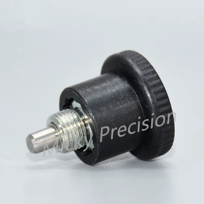 Freies verschiffen Mini Rastbolzen-Rückkehr Typ und Rest Position carbon stahl oder edelstahl Feine Gewinde M8 M10