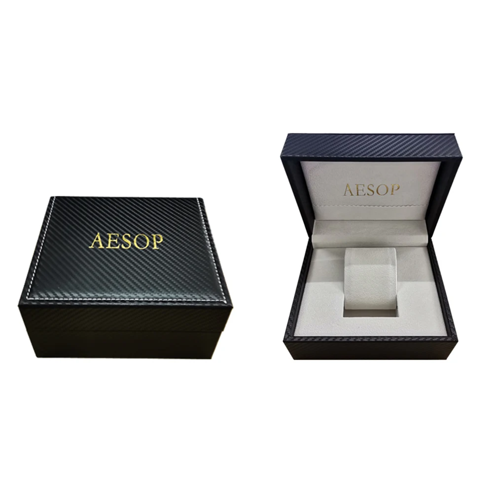 AESOP-Montres-bracelets mécaniques à lunette carrée en fibre de carbone pour hommes, Modules de montre à tourbillon volant, Horloge Seton Shoous, Parade HA