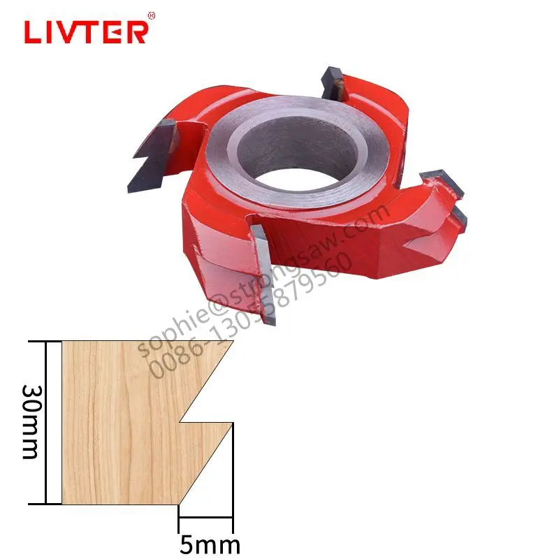 Livter Brazed Jointer Cutter Carbide 45 degree bevel Cutter