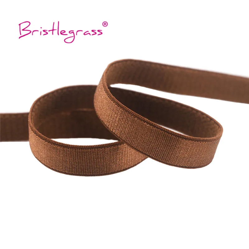 BRISTLEGRASS 2 5 10 Yard 3/8" 10 mm glänzender Nylon-BH-Träger, elastisches Spandex-Satinband, Schulterband, Unterwäsche, Dessous, Nähbesatz – Detail 35