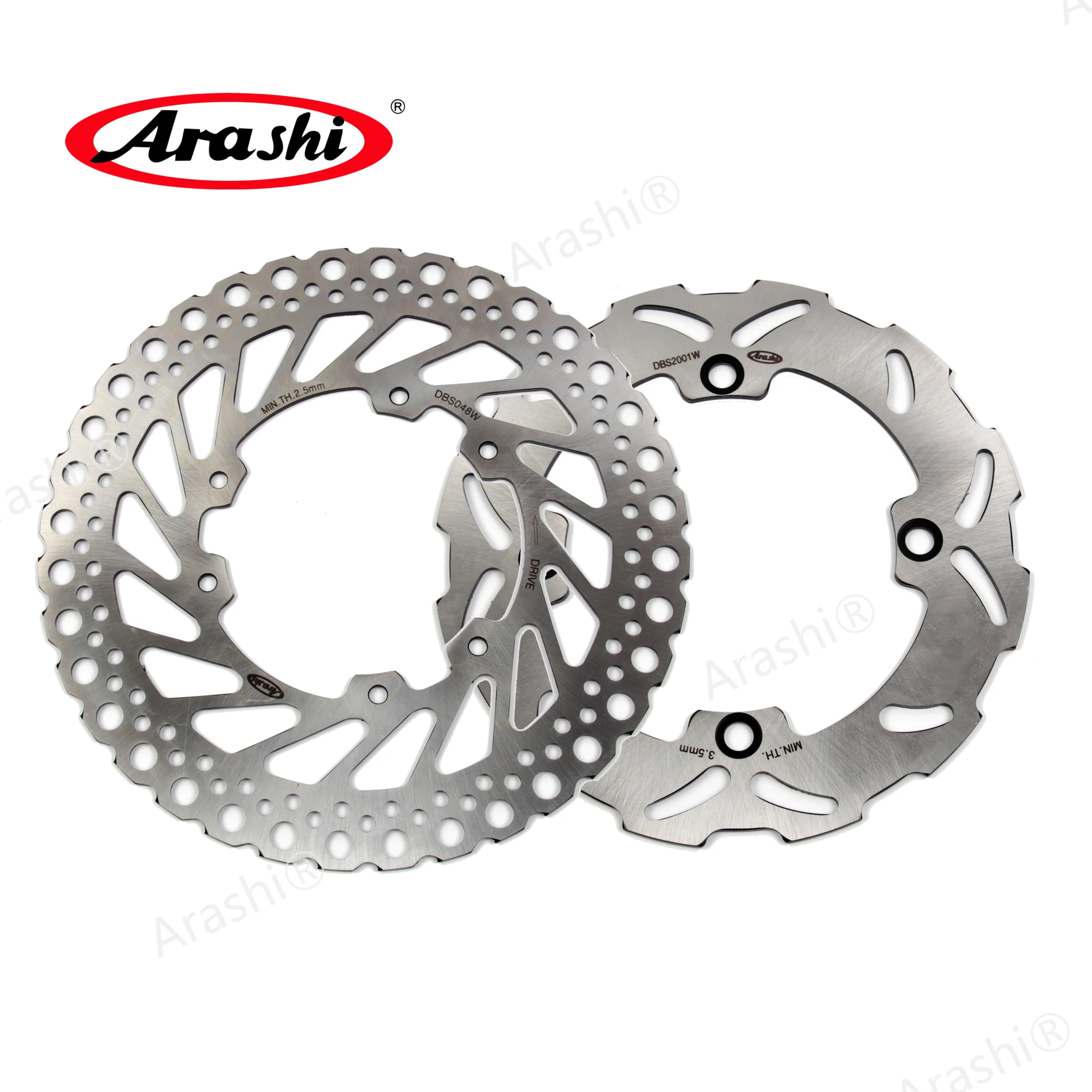 

Arashi 1 Set For HONDA CR R 125 1995 1996 1997 CNC High Grade Aluminum Front Rear Brake Disc Brake Disk Rotors CR-R CR125R