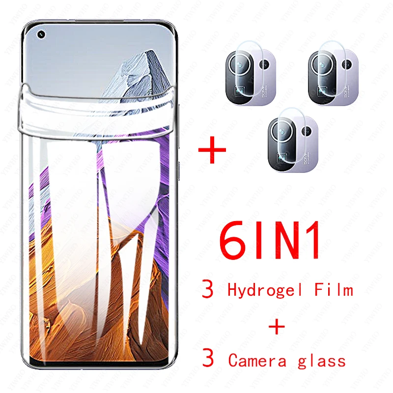 

Hydrogel Film on Mi 11 Pro Camera lens glass Poco X3 Pro NFC F3 M3 For XiaoMi 11 Ultra Lite 11i 10T 10TPro Screen Protector film