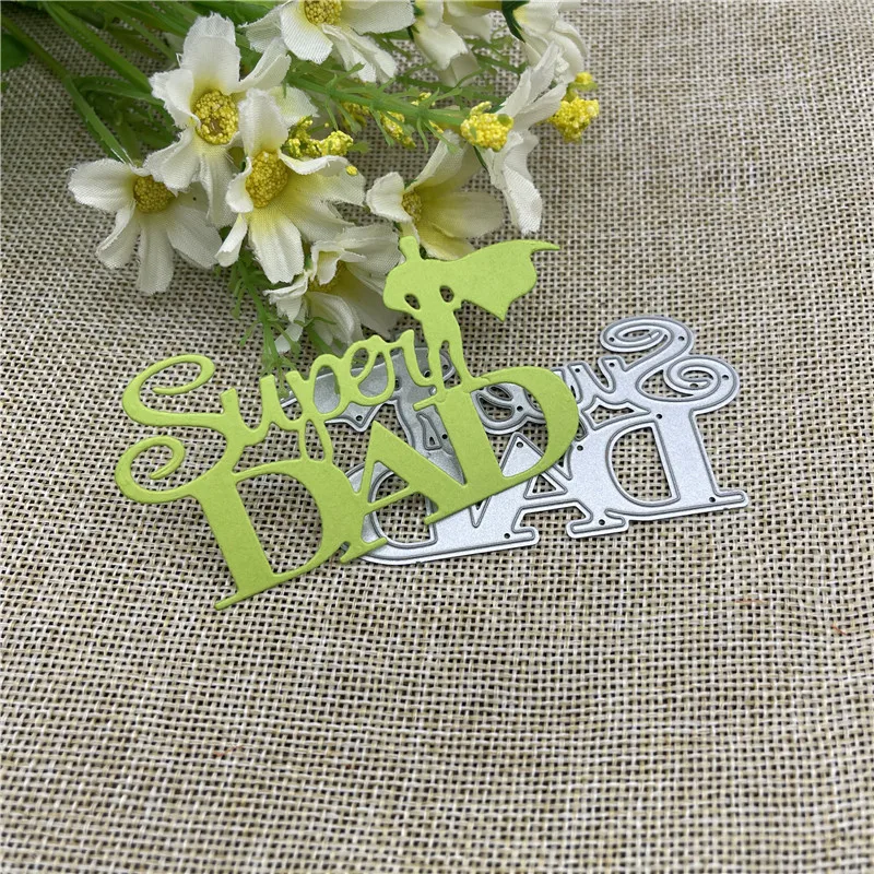 

Father's day Metal Cutting Dies Stencils For DIY Scrapbooking Decorative Embossing Handcraft Die Cutting Template