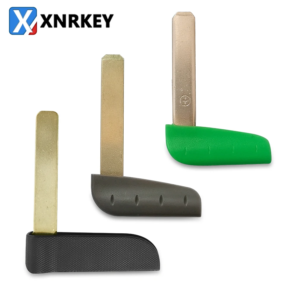 XNRKEY Black/Grey/Green Emergency Key Blade for Renault Megane Laguna Remote key