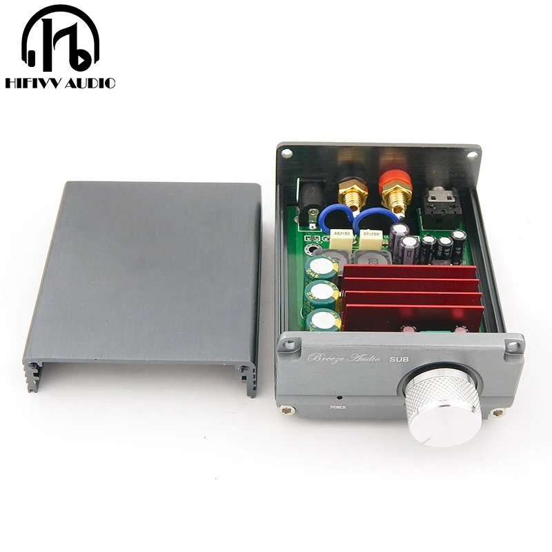 100W TPA3116 Digital power amplifier Mini Mono Subwoofer amplifier Bass Output power supply 24V/6A