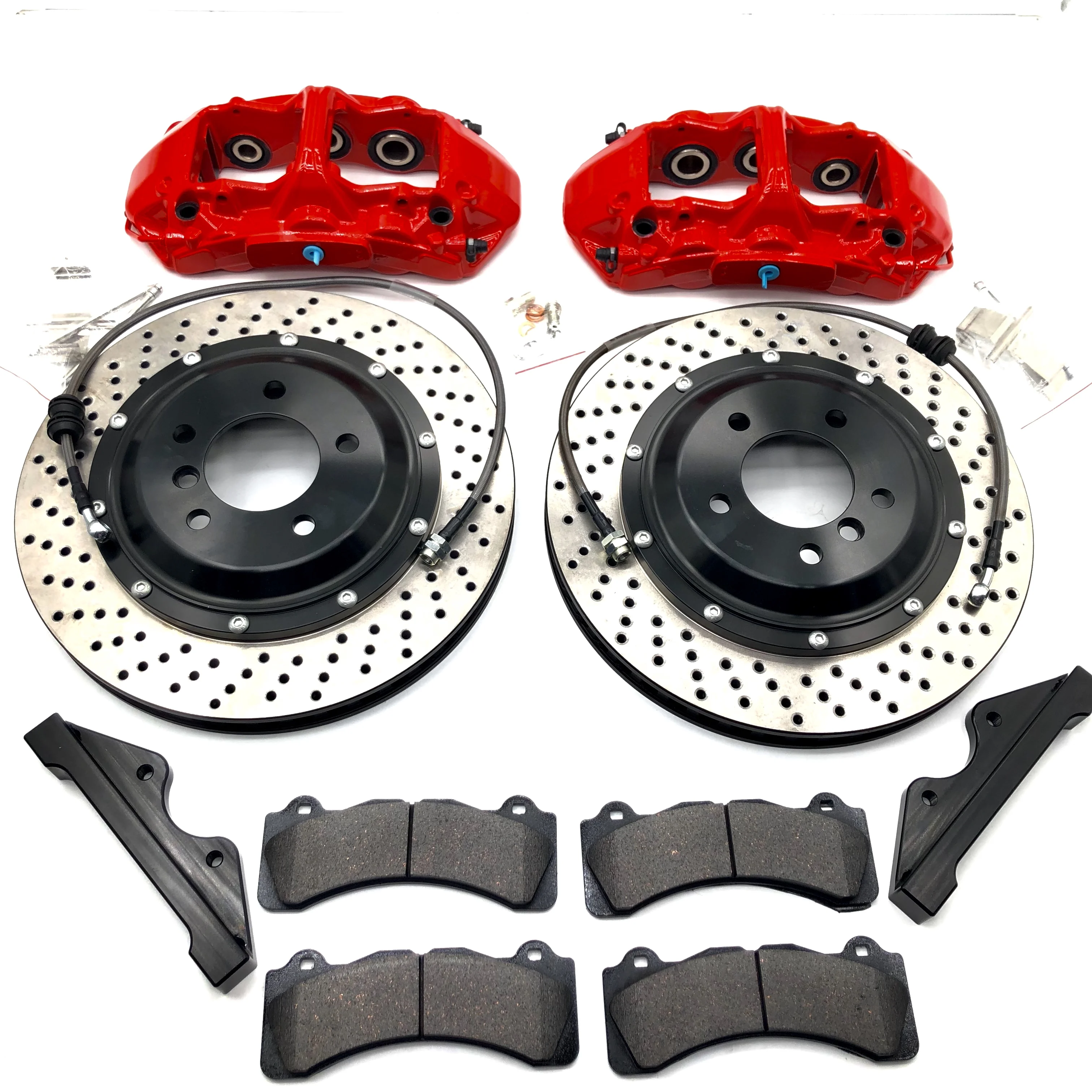 

Jekit racing car full set GT6 red/yellow/ optional color caliper brake kit with 362x32mm rotor fit for E92/335i/v w rim 19 front