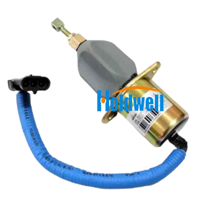 

Holdwell Stop Solenoid 1700-1506 1751ES-12A6UC3B1S5 for Loader SL4625 4625SX 4625DX W/Kubota V2203