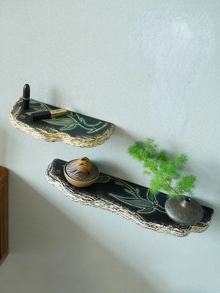 New Chinese Style Wall Shelf Creative Personality Bathroom Shower Room Load-Bearing Decorative Partition