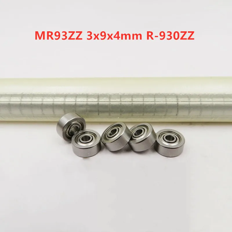 50pcs-500pcs Miniature Ball Bearings MR93ZZ 3*9*4 mm R-930ZZ model Bearing MR93 MR93Z MR93-2Z 3x9x4 mm