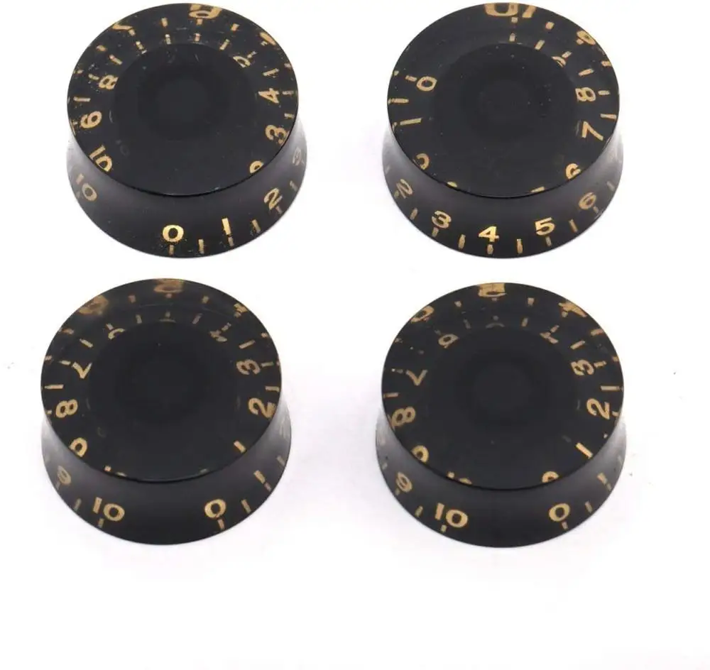 4 Pcs Metric Size Acrylic Guitar Volume Tone Speed Control Knobs for LP SG Electric Guitar Parts