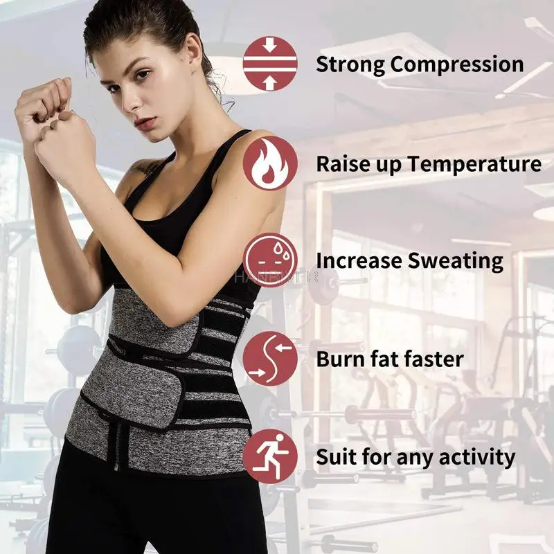 Shaper Waist Trainer Corset Slimming Body Shaper Cincher Neoprene Sauna Sweat Shapewear Abdominal Fitness Slimming Belt