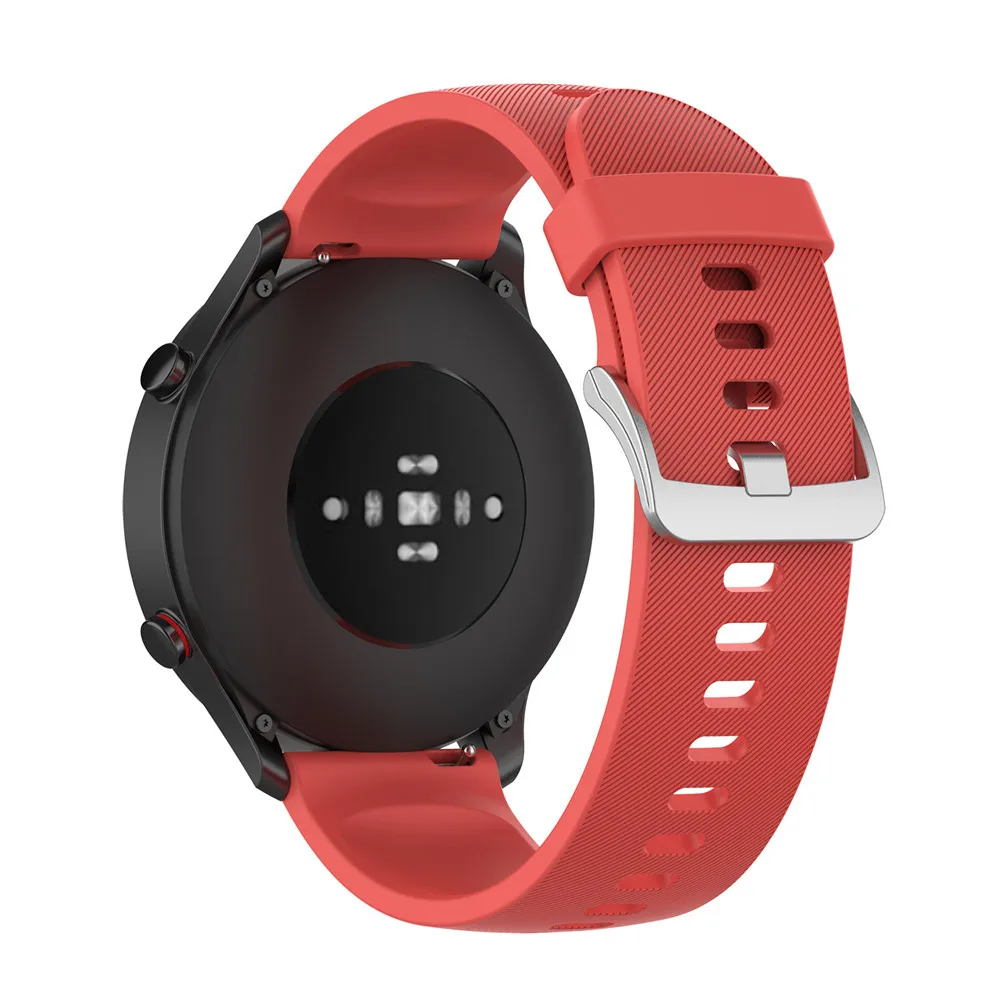 Behua 22mm pulseira de silicone para xiaomi cor esporte banda pulseira para xiaomi haylou rt ls05s para yamay sw022 pulseira de pulseira