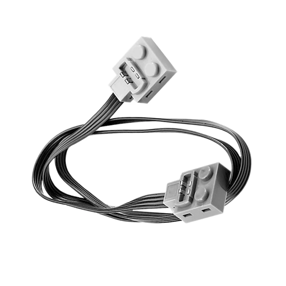 20cm Technology Series Accessories Compatible With Bock Bricks 8870 Lights - Switch 8869 Extension Cord Data Cable Car Parts