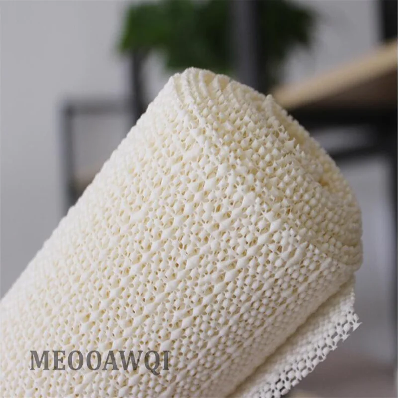 Antiskid Net Cloth Silica Gel Anti Slip PVC Foaming Grippers Pad Area Rug Slide Cloth Sofa Yoga Mat Carpet Cushion Foam Cloth