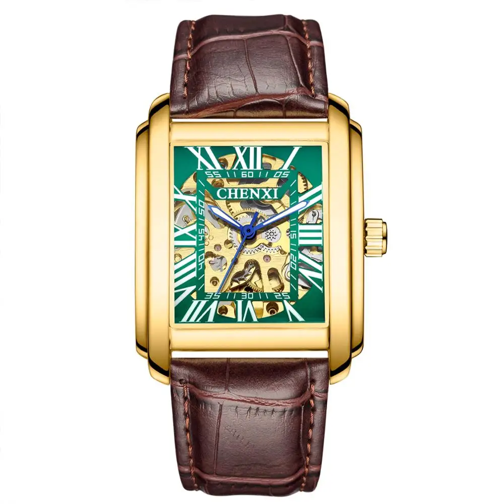 Imagem -06 - Chenxi Luxo Ouro Relógio Automático Masculino Negócios à Prova Impermeável Água Esqueleto Tourbillon Relógio de Pulso Mecânico Marca Superior Relógio Masculino