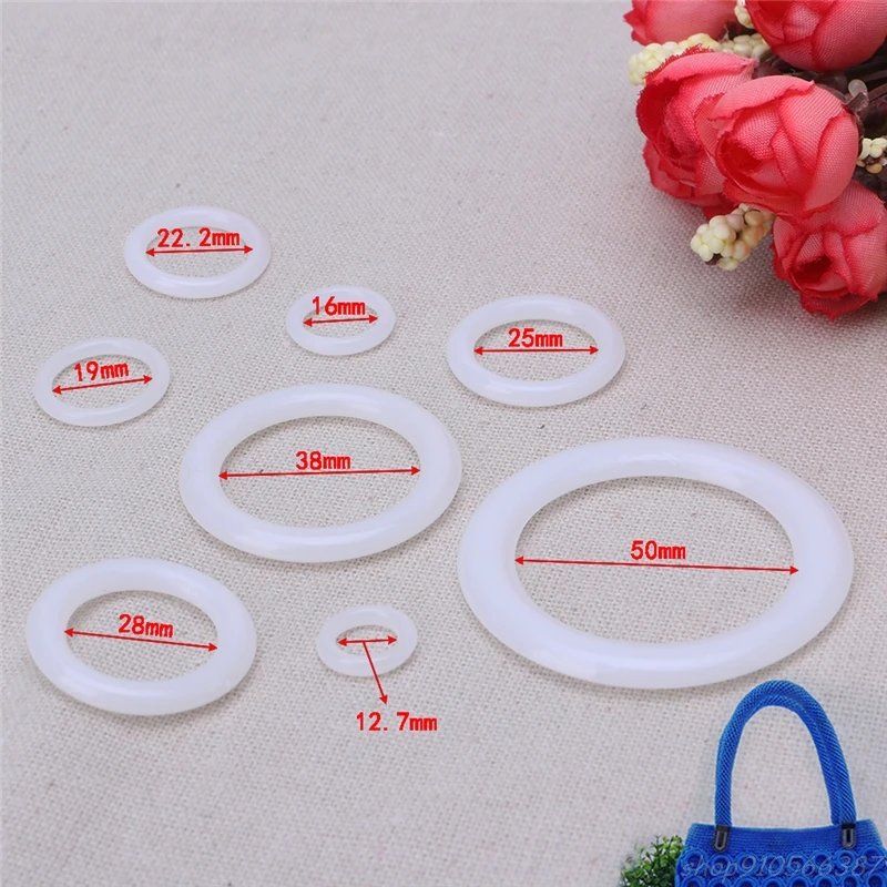DIY Crochet Ring Circle Hook Plastic Craft Tool Accessory for Handbag Car O21 20 Dropshipping