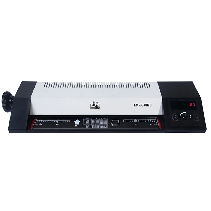 A3 Laminator A4 Document Commercial Office Laminating Machine Photo Gluing Machine Hot and Cold Laminating 180℃ LM-330HiD