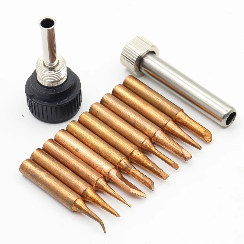 900M-T Diamagnetic copper soldering iron tip Lead-free Solder tip 933.376.907.913.951,898D,852D+ Soldering Station