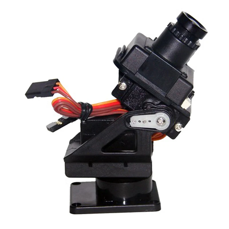 1Set 20g Nylon Plastic Dual Axis Servo Gimbal PTZ Mount Bracket Micro Aerial Model Camera for RC Drone Quadcopter Toys Parts