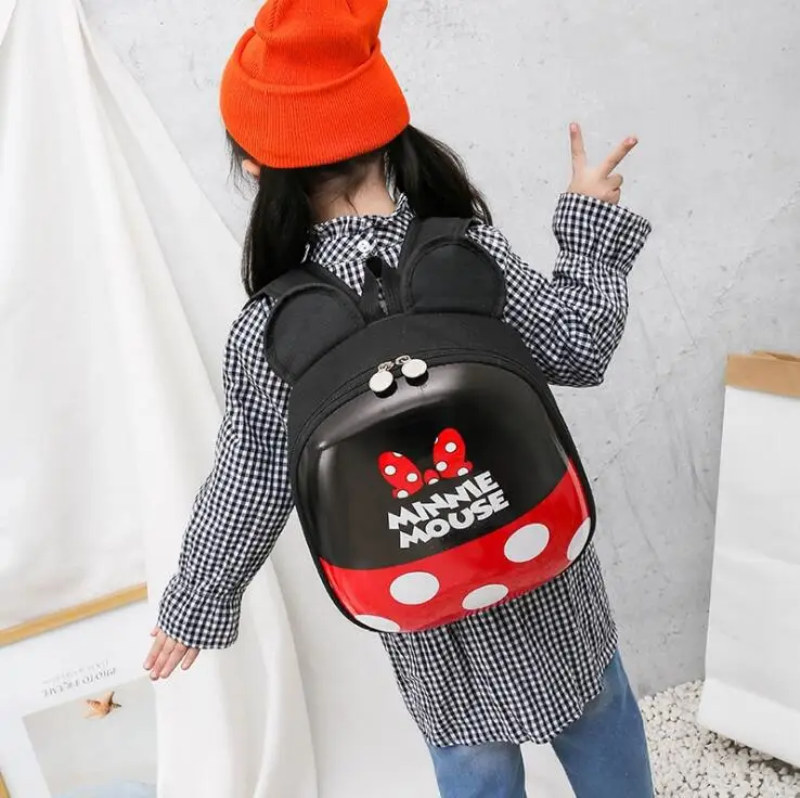 Disney Mickey Minnie mouse children\'s schoolbag kindergarten boy baby eggshell backpack  little girl cartoon backpack