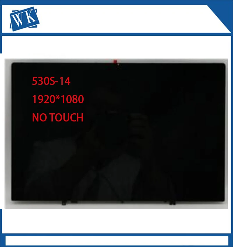 

For 530s-14 530s-14ikb 81EU portátil 14,0 ''FHD LCD LED pantalla de vidrio no-Touch pantalla digitalizador asamblea