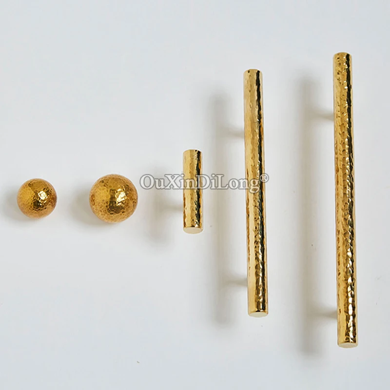 

Exquisite Hammer 10PCS Pure Brass Furniture Handles Drawer Pulls Cupboard Wardrobe TV Wine Cabinet Pulls Handles and Knobs