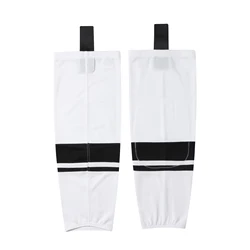 HS400 Series high quality Stripe Dry Fit Ice Hockey Practice Socks/gaiter for Men & Boy-Senior & Junior-Adult & Youth