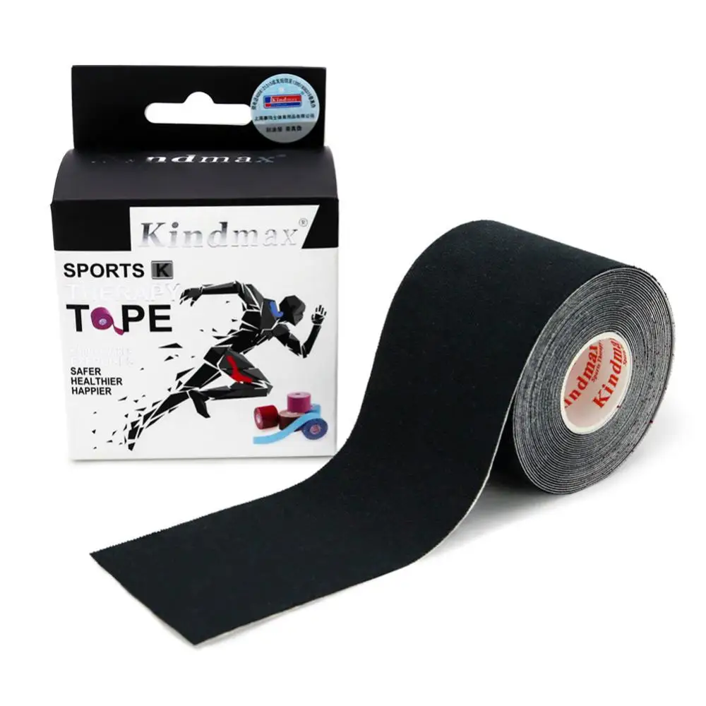 Kindmax Cotton Elastic Kinesiology Tape in Box Sportsman Athletes Injury Prevention Pain Relief  Roll