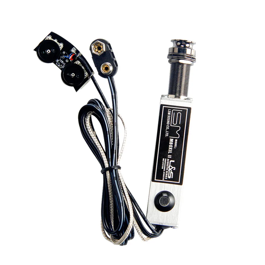 Tail-peg type preamp Preamp System Guitar/Fingerstyle The microphone picks up the sound of pickguard guitar pick holder