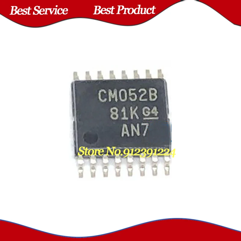 CD4052BPWR TSSOP16 ، جديدة ومبتكرة ، في الأوراق المالية ، 10 قطعة للمجموعة الواحدة